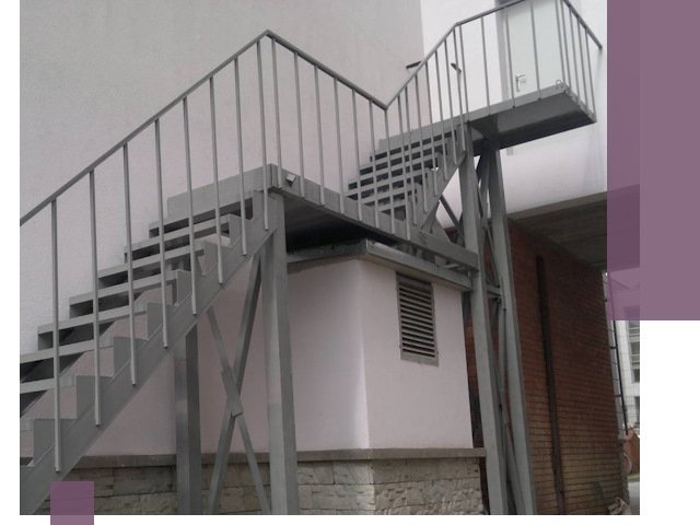 Монтаж пожарных лестниц под ключ в Ломоносове с гарантией качества