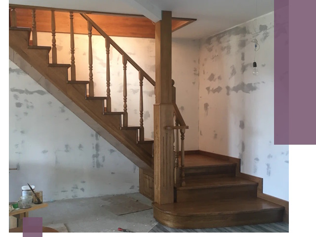 Ремонт деревянных лестниц в Ломоносове: быстро и качественно