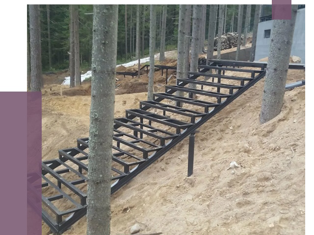 Монтаж металлических лестниц в Ломоносове от 13575 руб. 