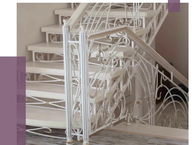 Изготовление кованых лестниц на заказ в Ломоносове от 87083 руб. | ПРОЛЁТ-Лмн