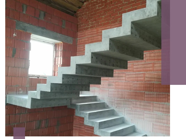 Бетонные лестницы под ключ в Ломоносове: монтаж, демонтаж, ремонт