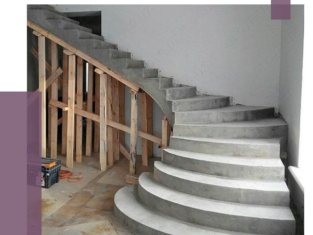 Изготовление бетонных лестниц под ключ в Ломоносове от 19978 руб. | ПРОЛЁТ-Лмн