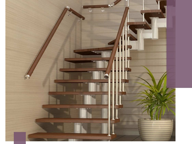 Изготовление модульных лестниц под ключ в Ломоносове