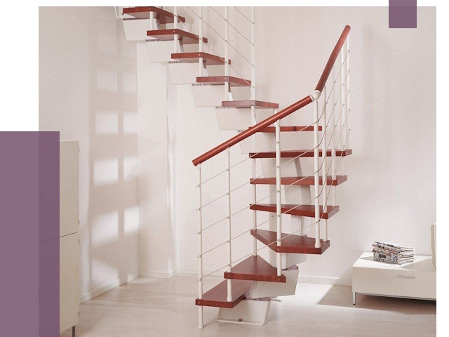 Изготовление лестниц на больцах в Ломоносове от 9733 руб. | ПРОЛЁТ-Лмн