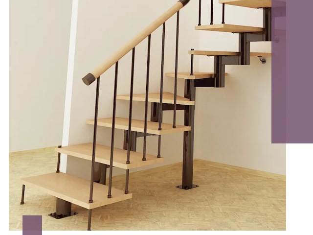 Монтаж лестниц на больцах в Ломоносове — быстро и надежно