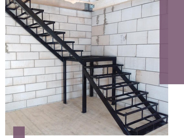 Лестницы на металлокаркасе под ключ в Ломоносове — изготовление и монтаж