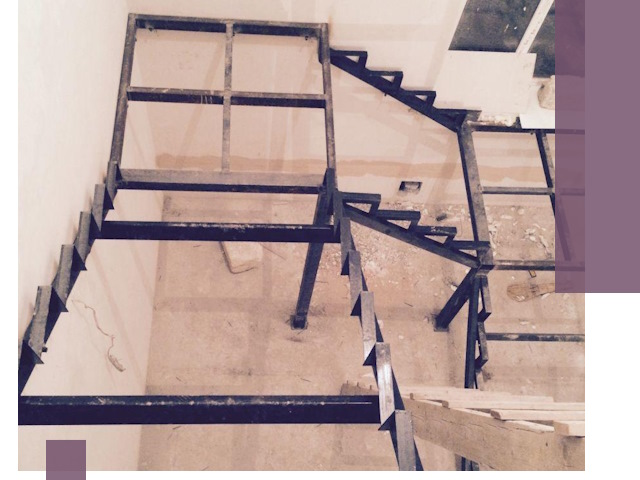 Монтаж лестниц на металлокаркасе в Ломоносове быстро и качественно