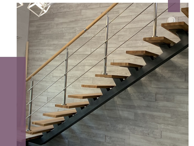 Изготовление лестниц на монокосоуре в Ломоносове от 76325 руб. 