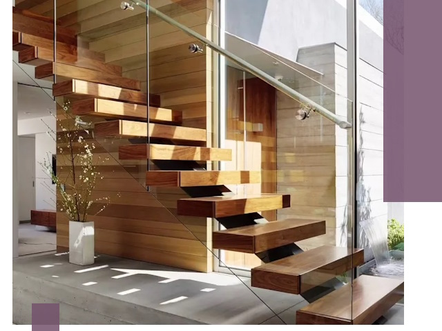 Современные лестницы на заказ в Ломоносове — изготовление и монтаж