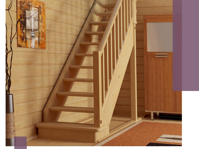 Лестницы эконом класса под ключ в Ломоносове — недорого и быстро