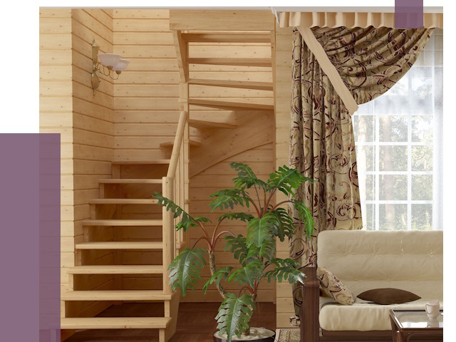 Лестницы для дачи в Ломоносове от 76069 руб.  | ПРОЛЁТ-Лмн