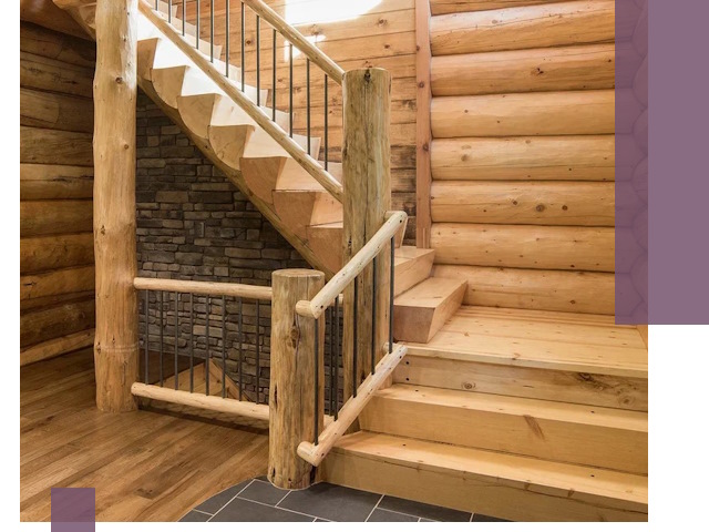 Лестницы в баню под заказ и профессиональный монтаж в Ломоносове