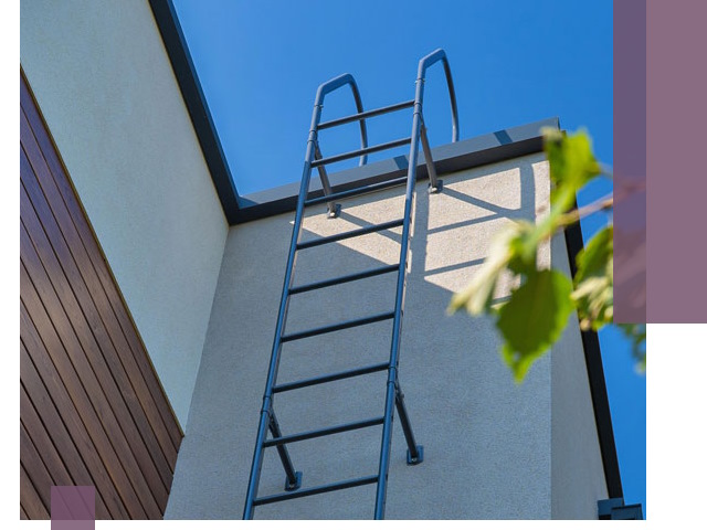 Лестницы на крышу в Ломоносове — изготовление, монтаж, демонтаж