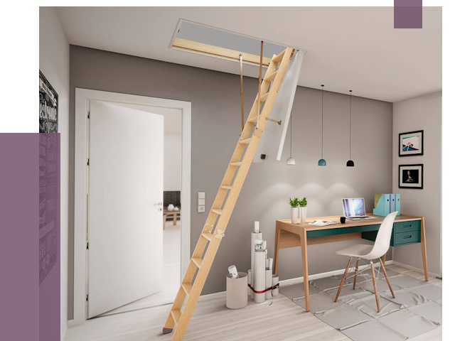Чердачные лестницы в Ломоносове — от 14599 руб. | ПРОЛЁТ-Лмн