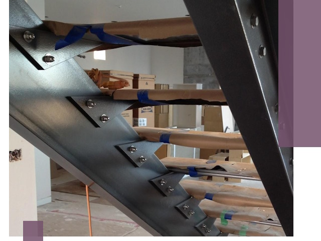 Усиление лестничных конструкций и усиление опор в Ломоносове