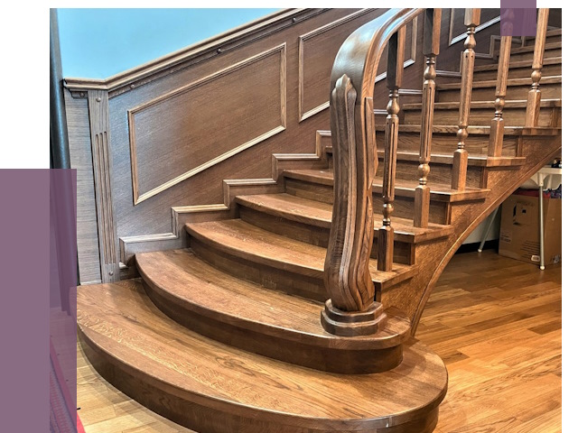 Дубовые лестницы под ключ в Ломоносове от 176726 руб. — ПРОЛЁТ-Лмн