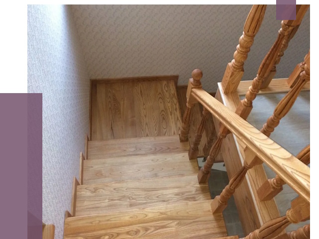 Сосновые лестницы в Ломоносове под ключ от 8094 руб.  | ПРОЛЁТ-Лмн