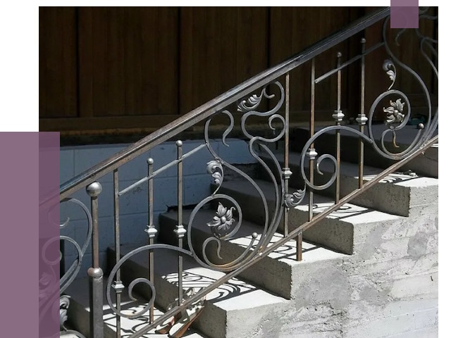 Кованые перила в Ломоносове от 8708 руб. под ключ — качество от ПРОЛЁТ-Лмн