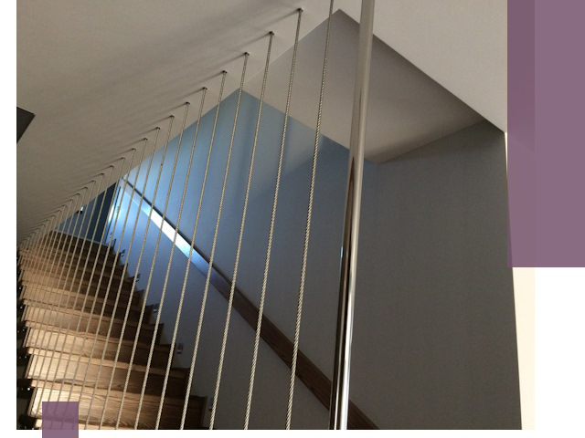 Тросовые перила под ключ в Ломоносове — производство и монтаж