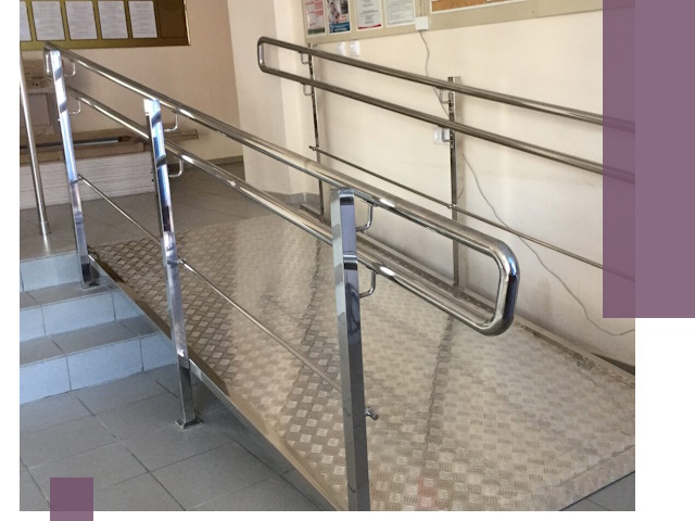 Перила для инвалидов в Ломоносове — надежные поручни и ограждения