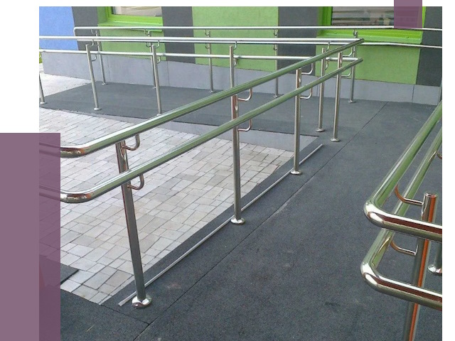 Ограждения пандусов в Ломоносове от 4354 руб. монтаж | ПРОЛЁТ-Лмн