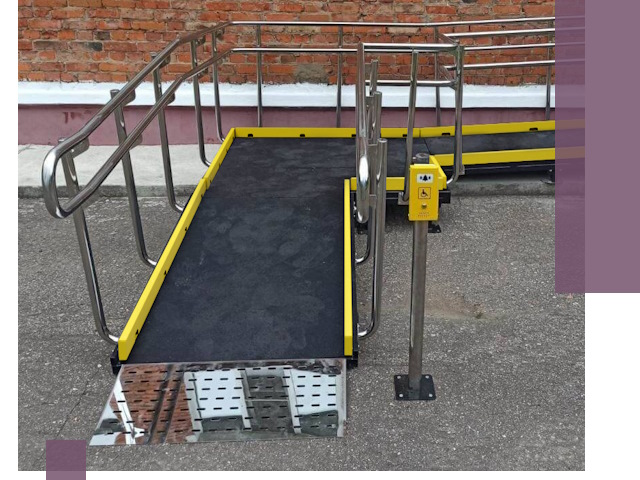 Изготовление наклонных пандусов для инвалидов в Ломоносове