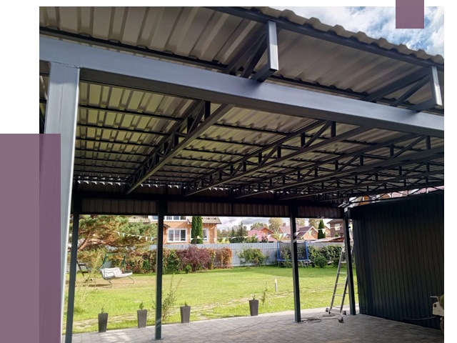 Монтаж навесов в Ломоносове от 7376 руб. — установка навеса | ПРОЛЁТ-Лмн