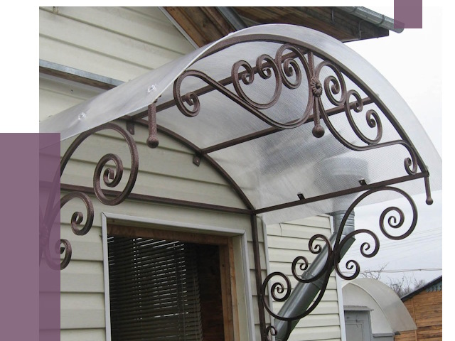 Изготовление козырьков в Ломоносове от 7376 руб. — заказать | ПРОЛЁТ-Лмн