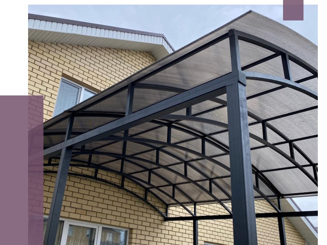 Монтаж козырьков в Ломоносове от 11526 руб. | ПРОЛЁТ-Лмн