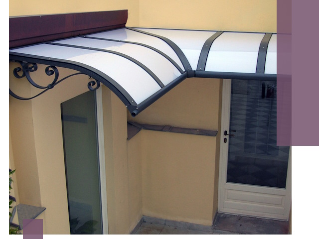 Монтаж козырьков любой сложности в Ломоносове под ключ