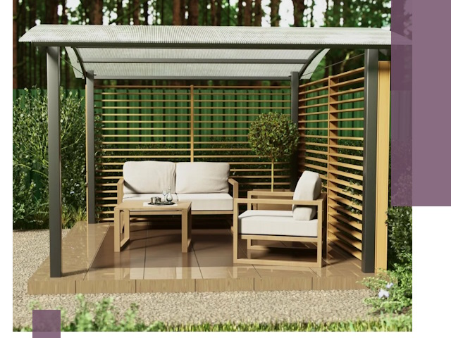 Навесы для дачи в Ломоносове: изготовление, монтаж и демонтаж