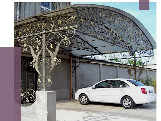 Кованые навесы в Ломоносове от 14599 руб. | ПРОЛЁТ-Лмн