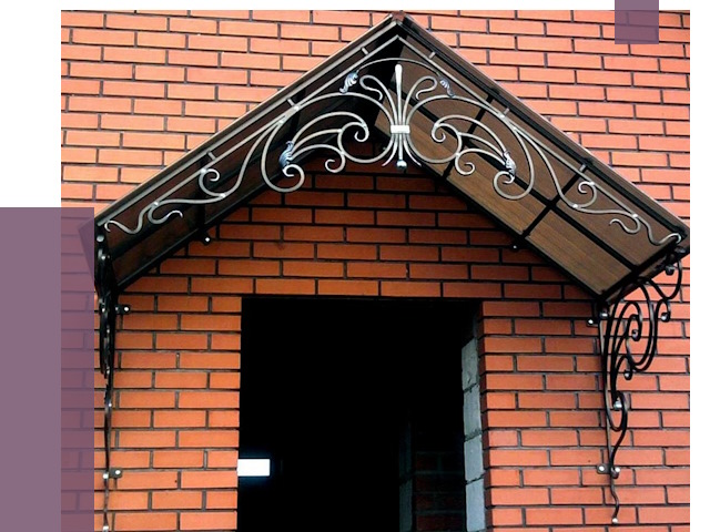 Металлические козырьки в Ломоносове от 10706 руб. 