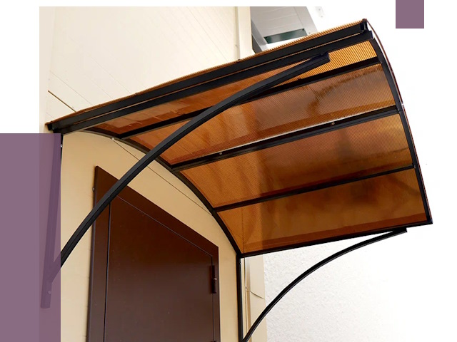 Недорогие козырьки в Ломоносове от 7602 руб.  | ПРОЛЁТ-Лмн