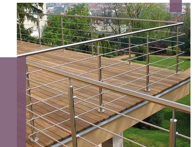 Алюминиевые парапеты в Ломоносове под ключ от 7786 руб. 