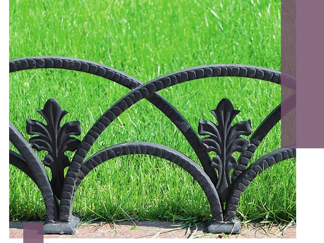 Декоративные металлические бордюры под ключ в Ломоносове