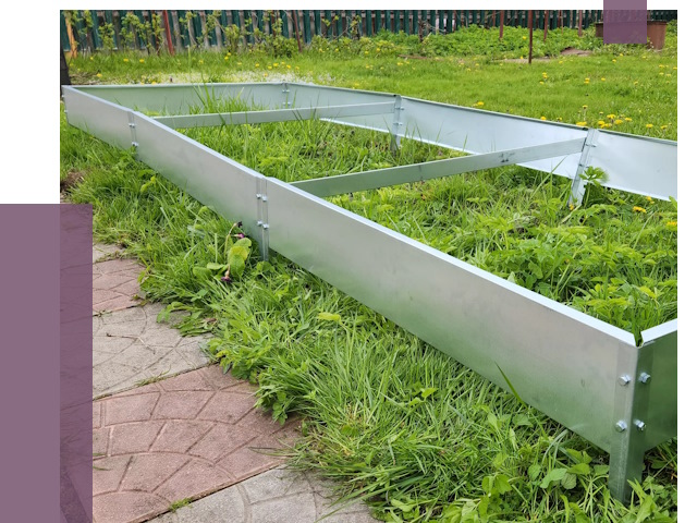 Металлические бордюры для грядок в Ломоносове от 1793 руб. 