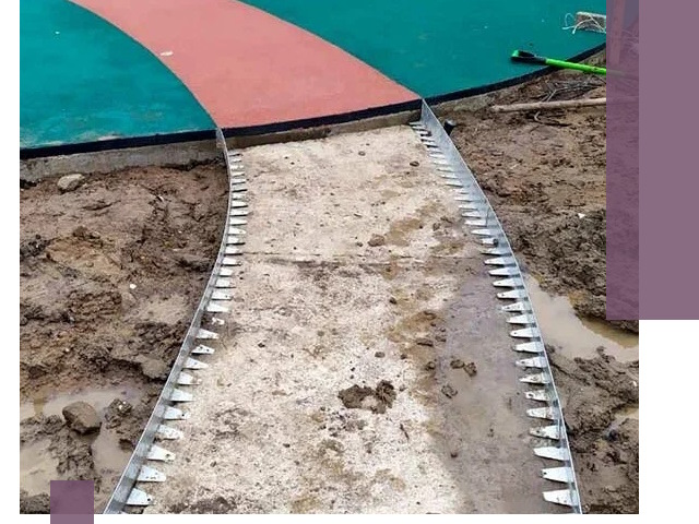 Металлические бордюры для дорожек в Ломоносове — монтаж и изготовление