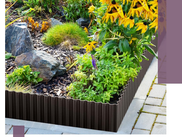 Металлические бордюры для клумб в Ломоносове — производство и монтаж