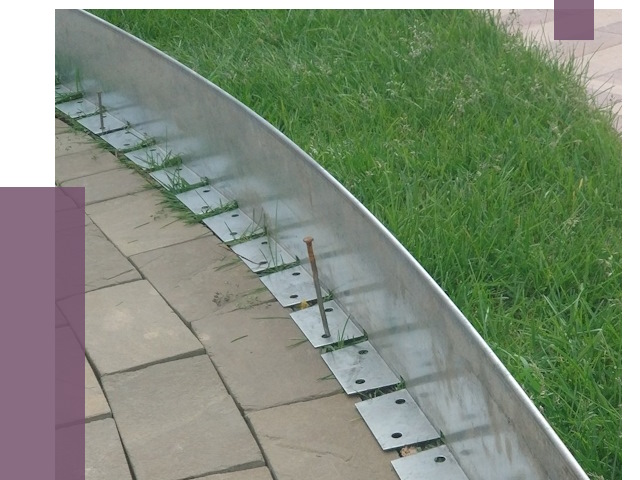 Металлические бордюры для тротуаров в Ломоносове от 8708 руб.