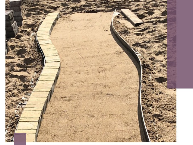 Металлические бордюры для тротуаров в Ломоносове — прочные и долговечные