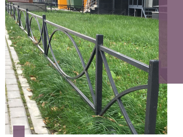 Газонные ограждения из металла в Ломоносове — монтаж и продажа