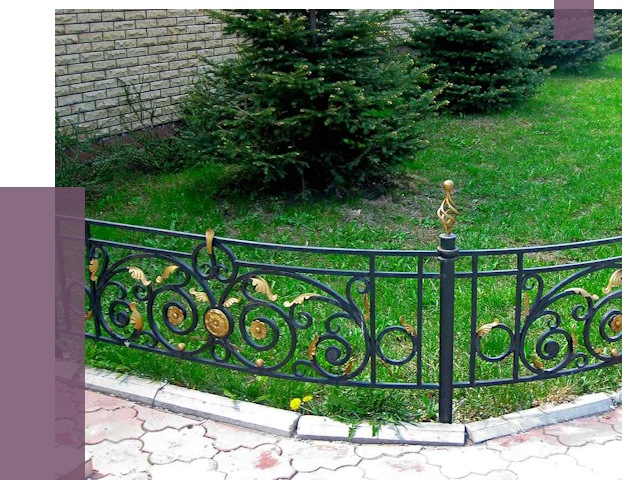 Кованые газонные ограждения в Ломоносове от 7633 руб. — ПРОЛЁТ-Лмн