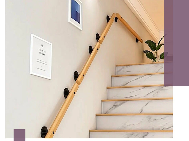 Поручни металлические и деревянные под ключ в Ломоносове