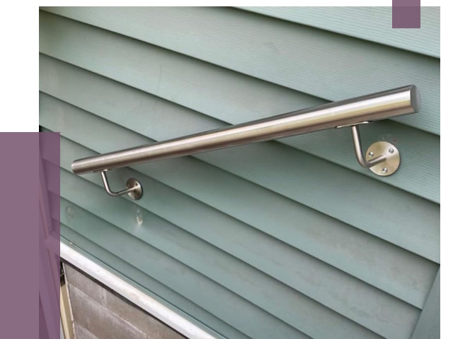 Поручни из нержавеющей стали в Ломоносове от 7684 руб.  | ПРОЛЁТ-Лмн